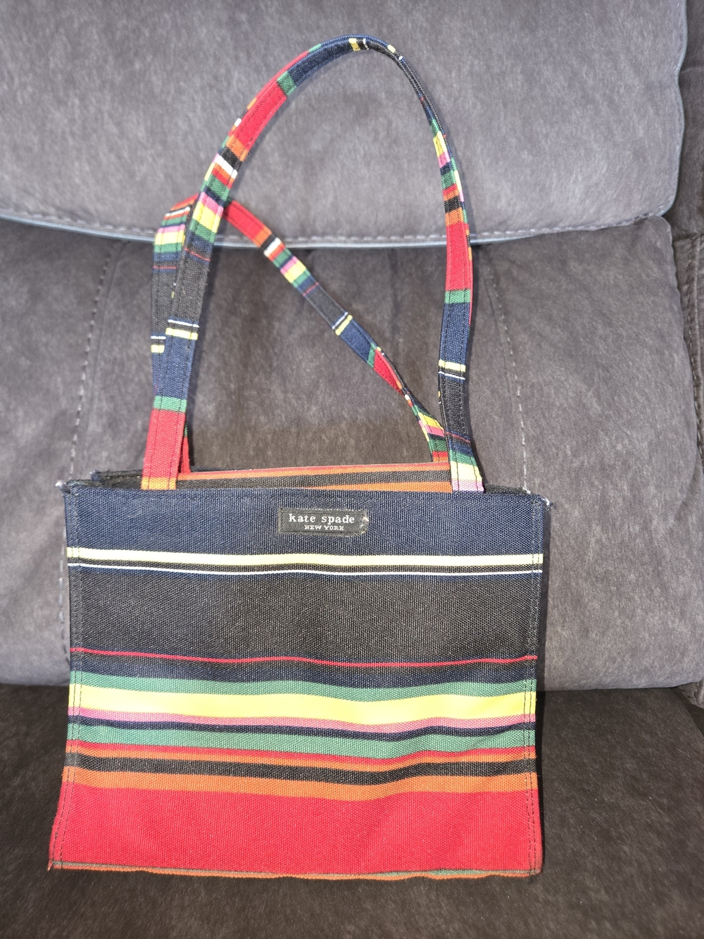 1990's Kate Spade Canvas Shoulder Bag